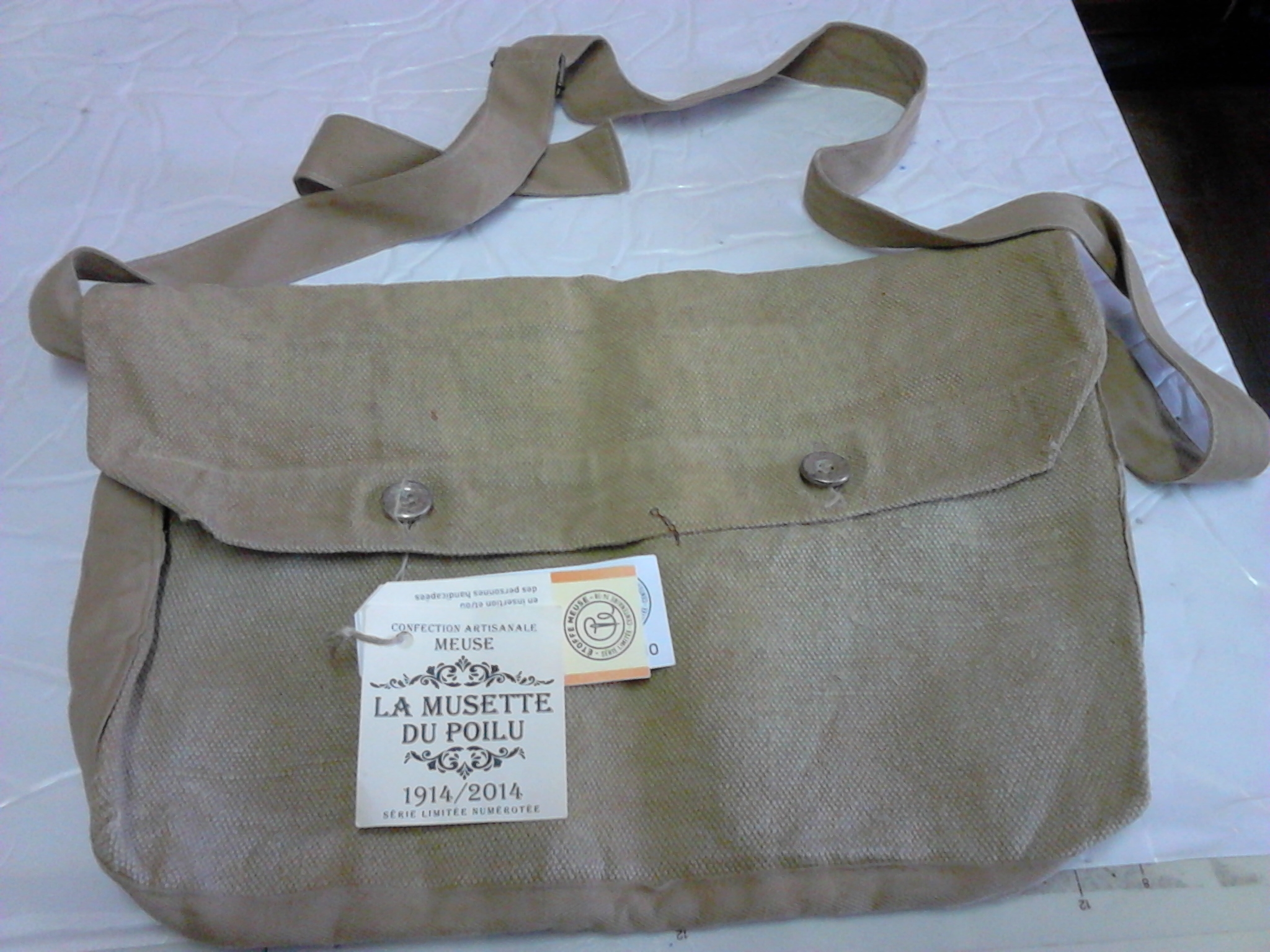 photo d'une musette du poilu 