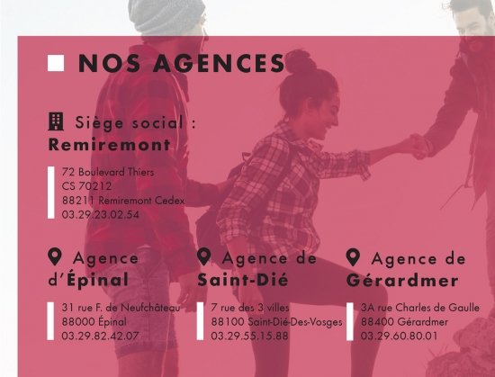 adresses des agences d'ARES