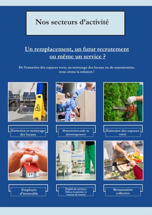 flyer des secteurs d'activités de travailler en moselle