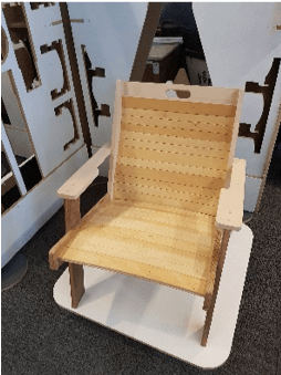 chaise en bois recyclés